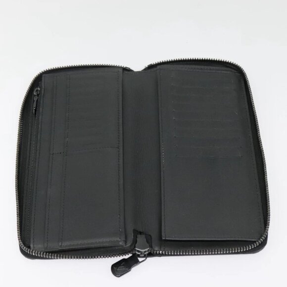 LOUIS VUITTON Monogram Shadow Zippy Wallet Vertical Black M62902 LV Auth 91911 - Picture 11 of 15